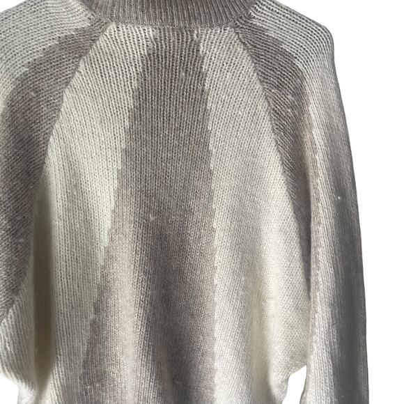 I. B. Diffusion Size Large Silk Angora Lambswool Western Turtleneck Sweater - Picture 7 of 9